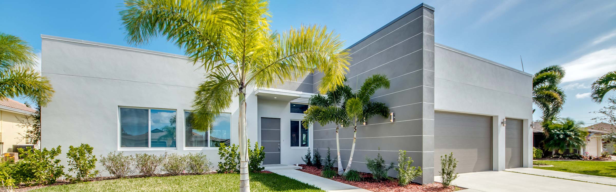 New construction in Cape Coral, Fort Myers, Florida - Construction planning