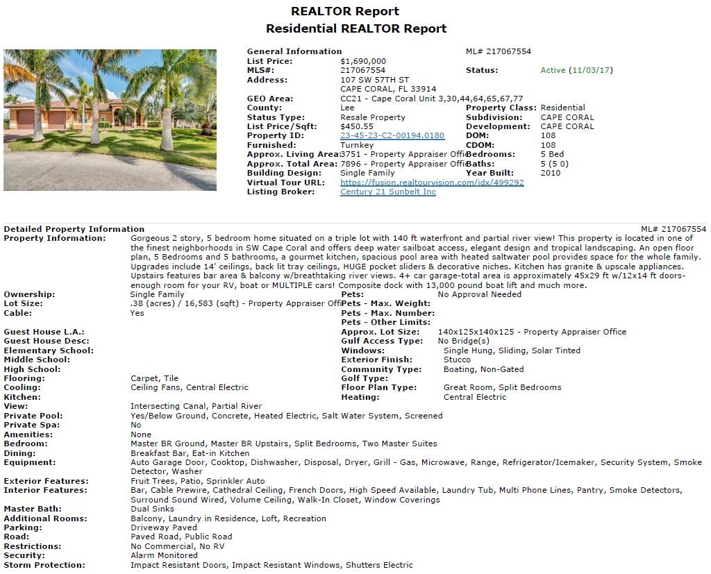 Immobilien Cape Coral